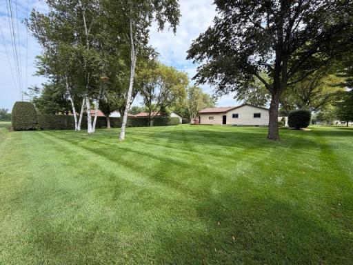Another view of the well manicured lawn.