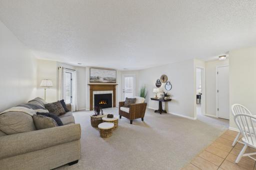 New carpet and paint throughout the condo unit.