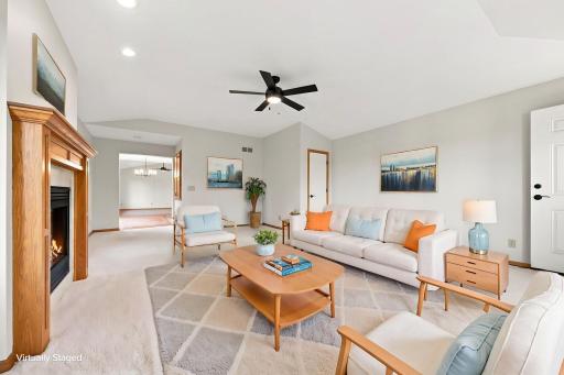 195 Medina St - Virtually Staged Main Floor Family Room