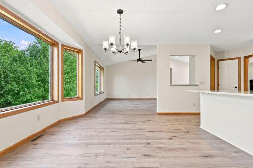195 Medina St - Kitchen and Dinette Flow into Main Floor Living Room