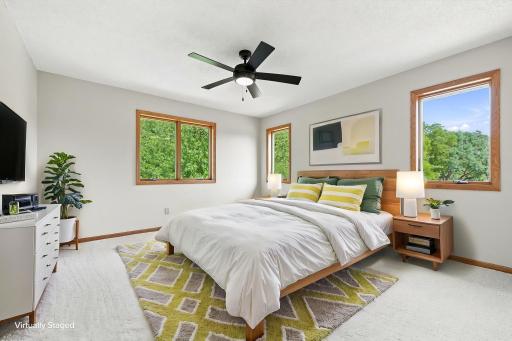 195 Medina St - Virtually Staged Main Floor Primary Bedroom