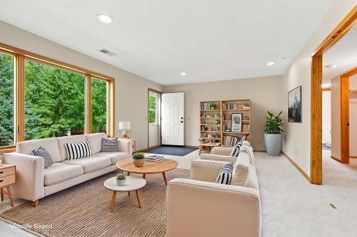 195 Medina St - Virtually Staged Lower Level Great Room