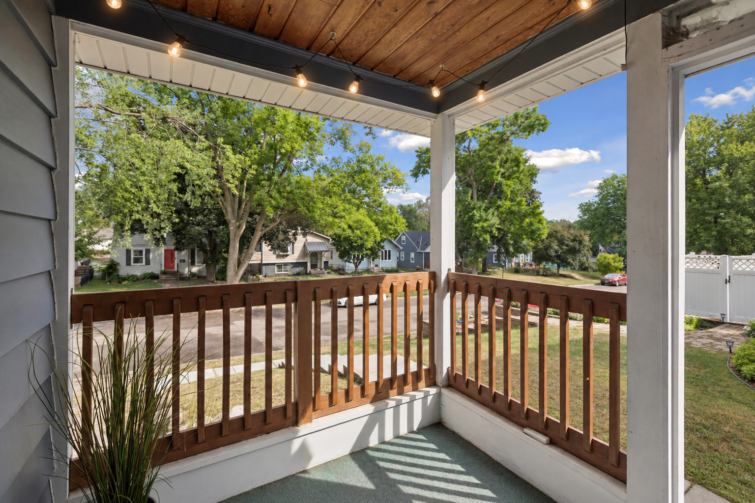 Porch Lights Virtually Staged