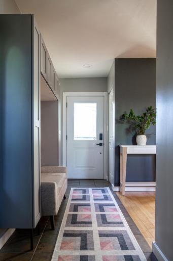 Defined entry area gives the home a welcoming first impression.