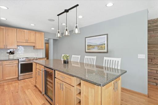 Kitchen with wine refriegerator tucked in below counter.jpg