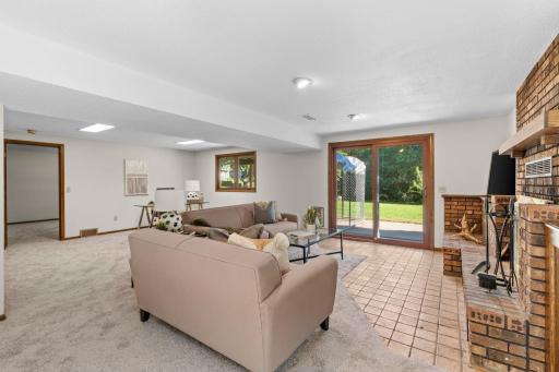 Lower-Level Living Space Offers Added Flexibility