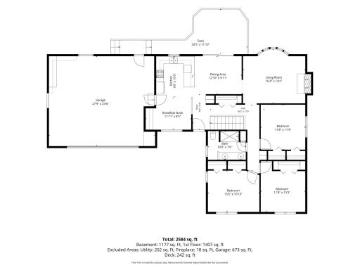 Main Level Floor Plan