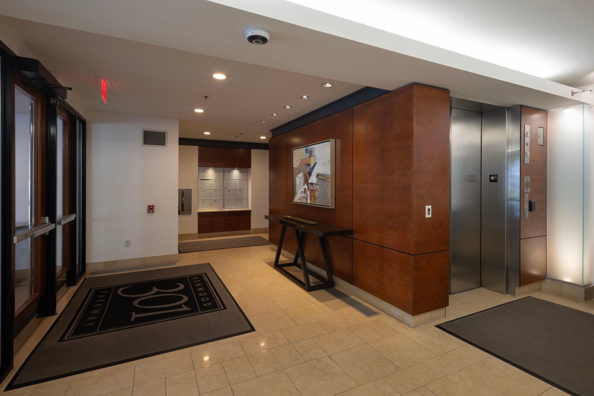 Building foyer & elevator