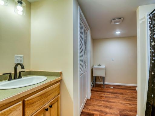 Lower Level Bath and Laundry/Utility Room
