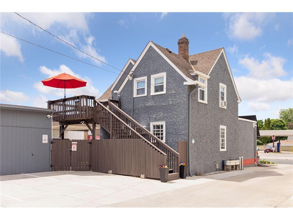 The upper story is a rental unit with a long term renter.