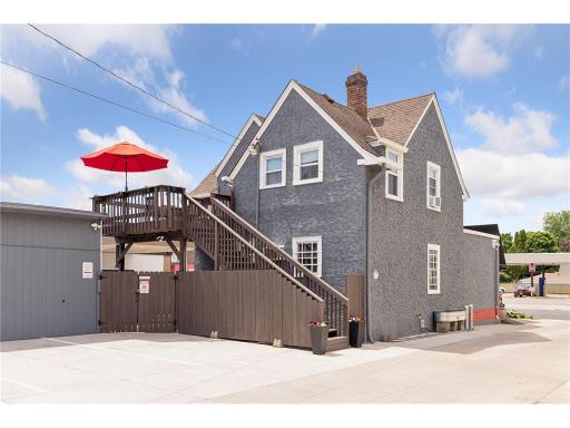 The upper story is a rental unit with a long term renter.