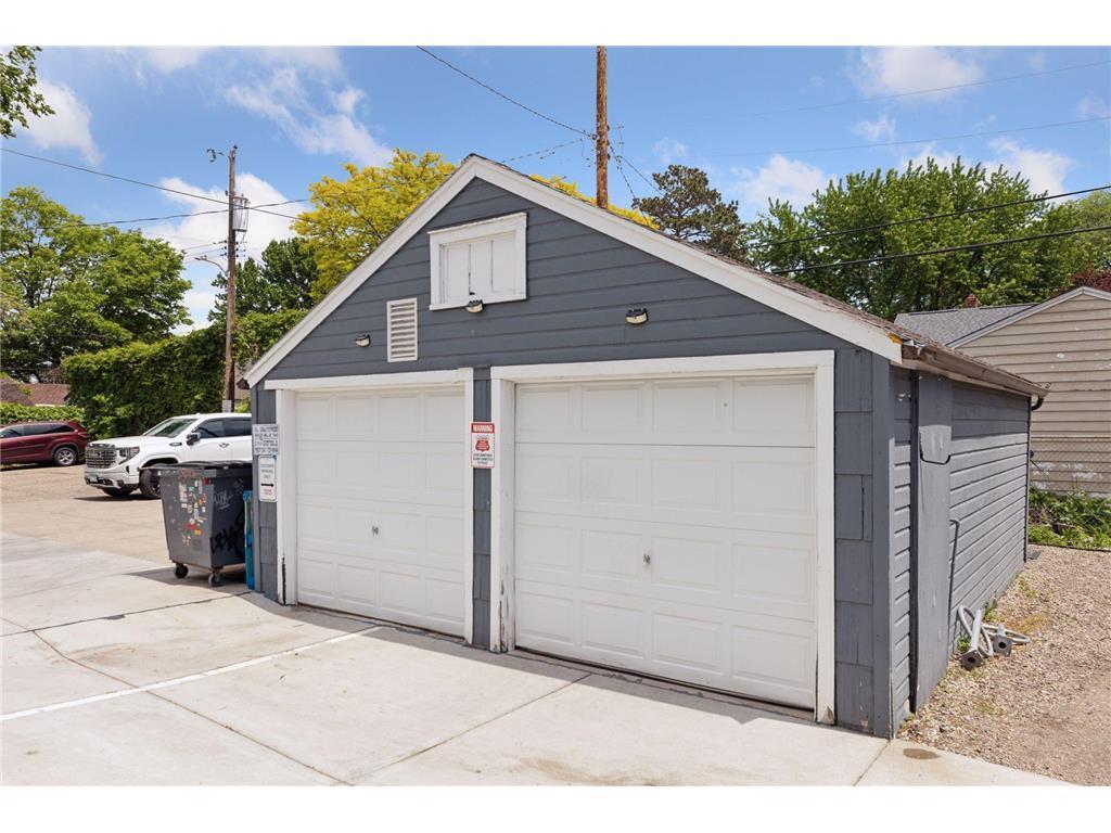 2 car garage is also for rent.