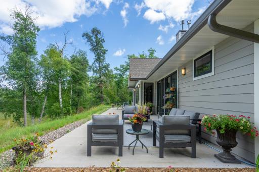 OUTDOOR SEATING AREA ON PATIO