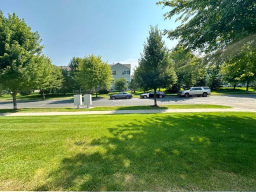 Nice yard space out your front door.