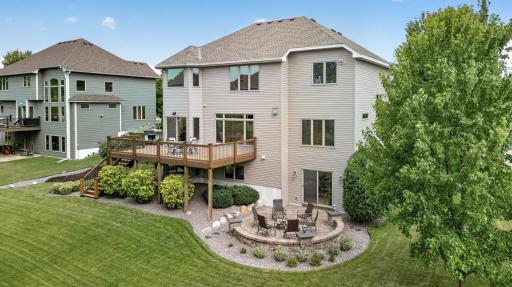 Maintenance free deck & paver patio!
