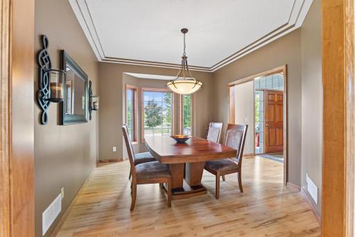 Dining Room with Bay Window