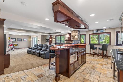 Bright & open lower level!