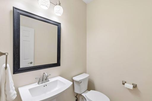 Main level half bath