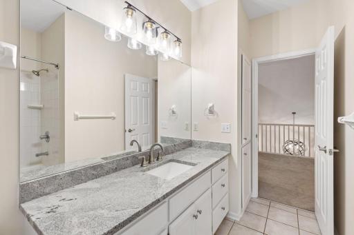 Upper level bathroom