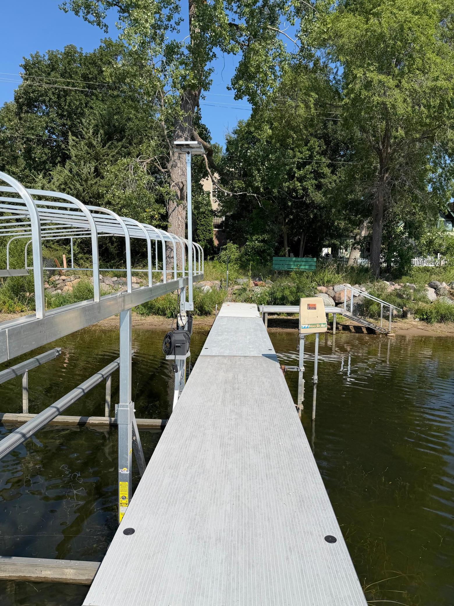 Shoreline, Dock, Lift, Weed Roller all stay