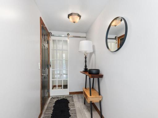 Large foyer entry with walk in closet.
