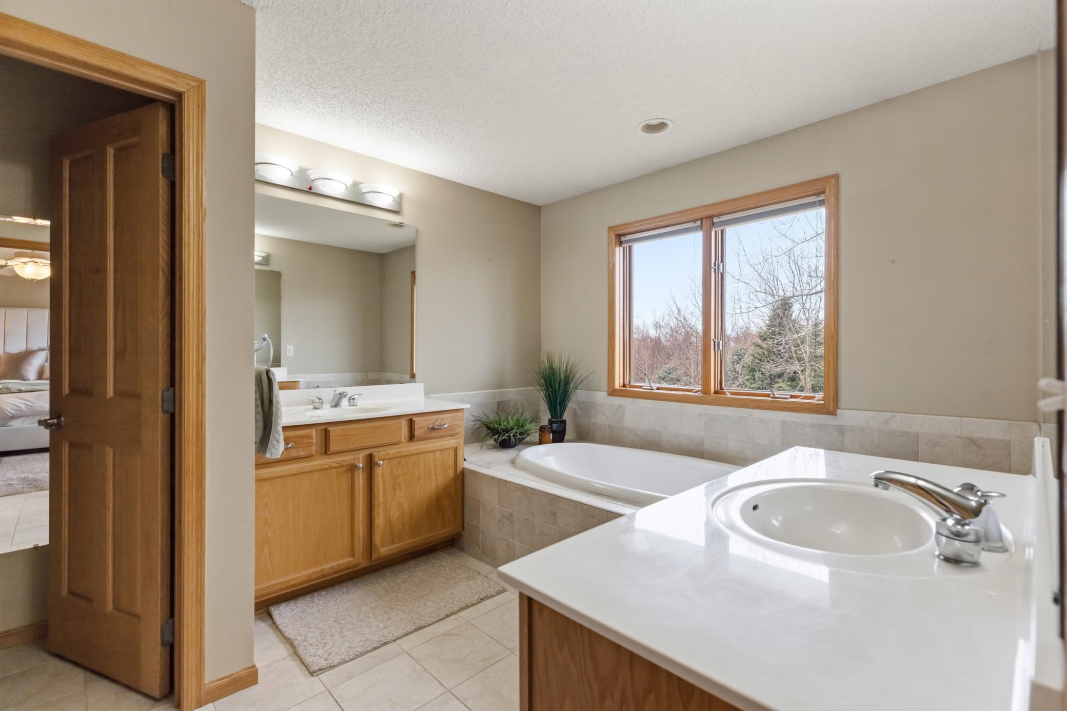 Master Bath with His/Her sinks