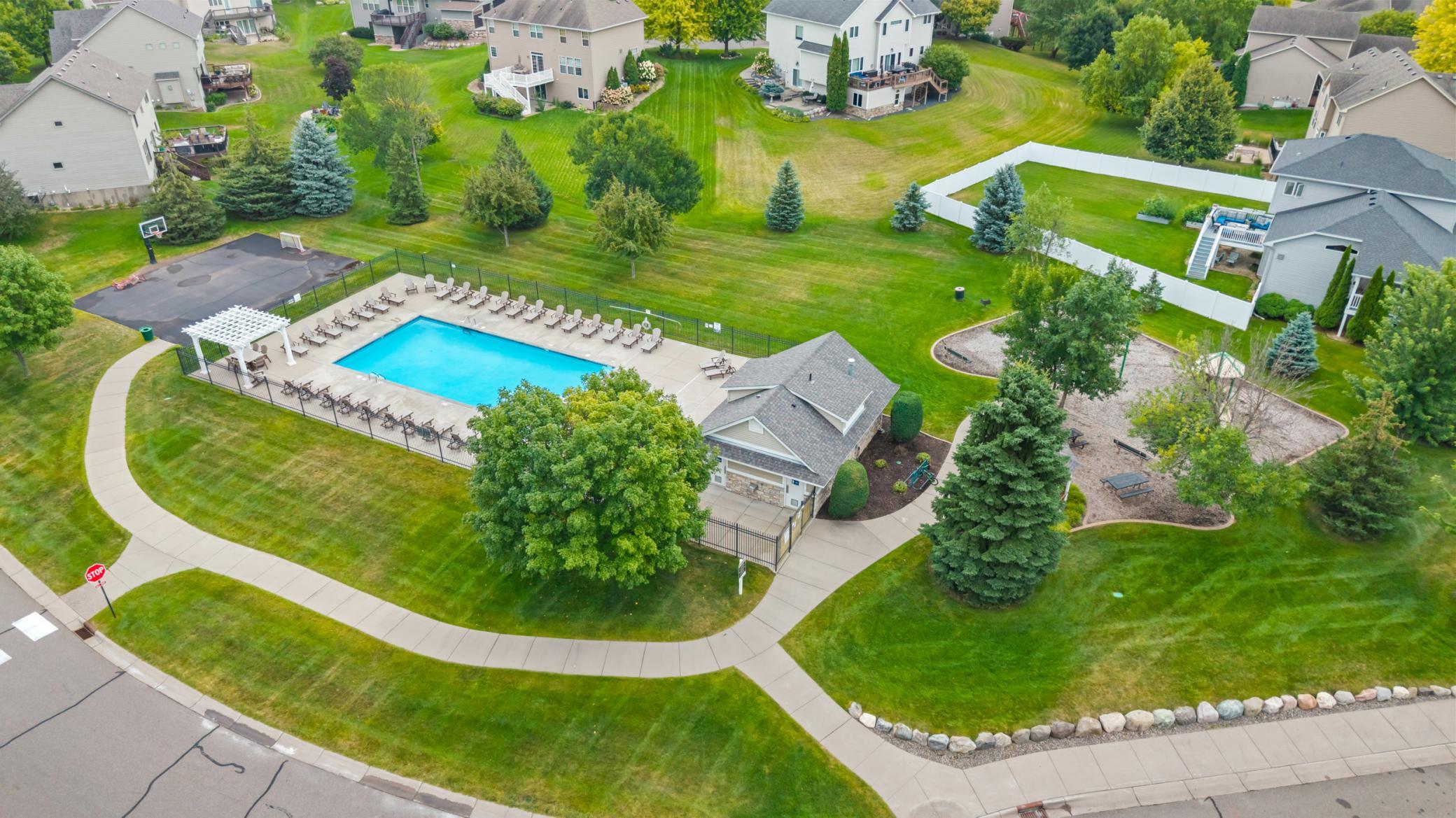 Park and sidewalks throughout this fabulous neighborhood
