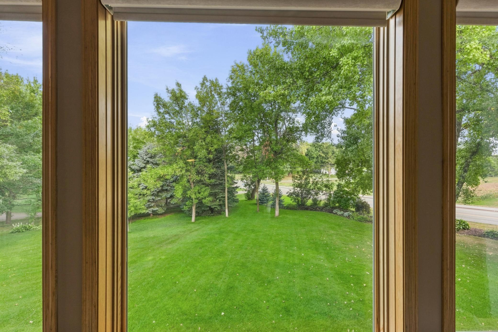 Lush Back yard with space from neighbors