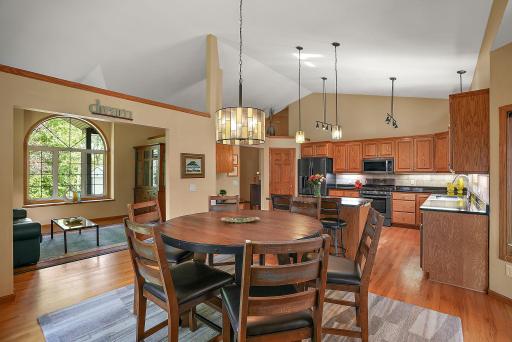 View of Kitchen from dining area