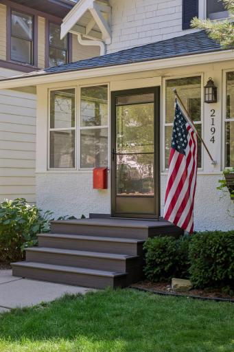 The home is very unassuming from the front and is much bigger than it looks.