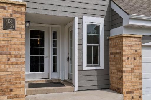 Entry to the main hall. Unit is up the stairs inside.
