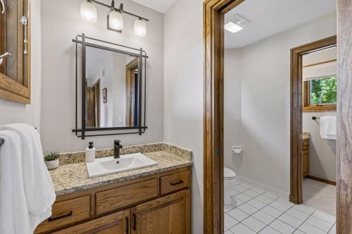 Jack and jill bathroom.