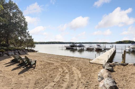 Community beach area.