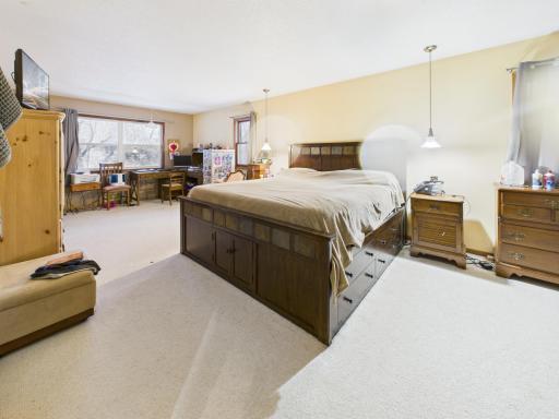Huge main floor primary bedroom!