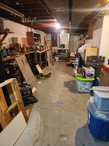 HUGE Basement storage rooms!