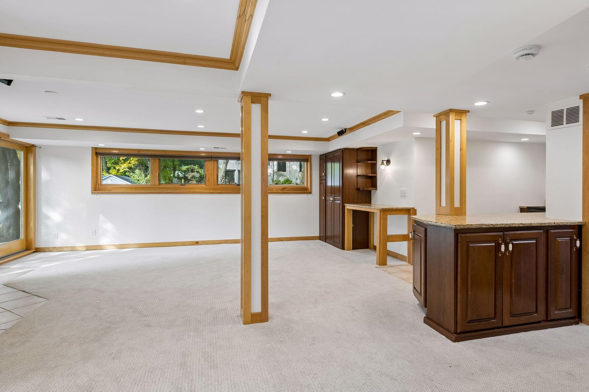 Lower level family room