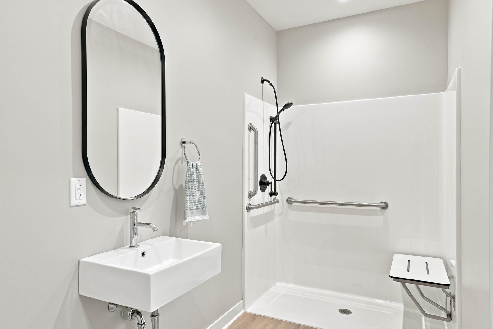 The option to incorporate a private bath adds another level of convenience to your customized space.