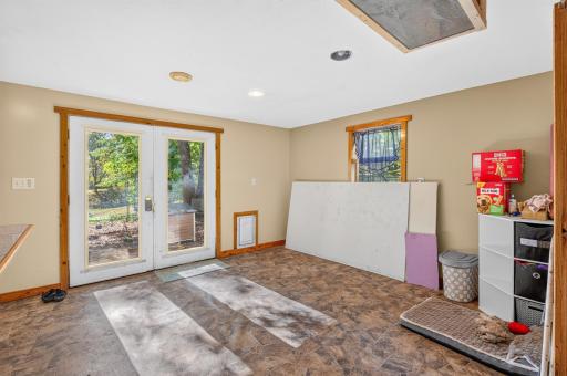 Lower level dining area (exterior door has been replaced since photo)