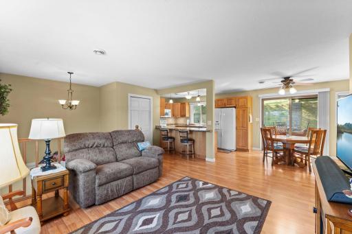 Newer hardwood floors span the main level!