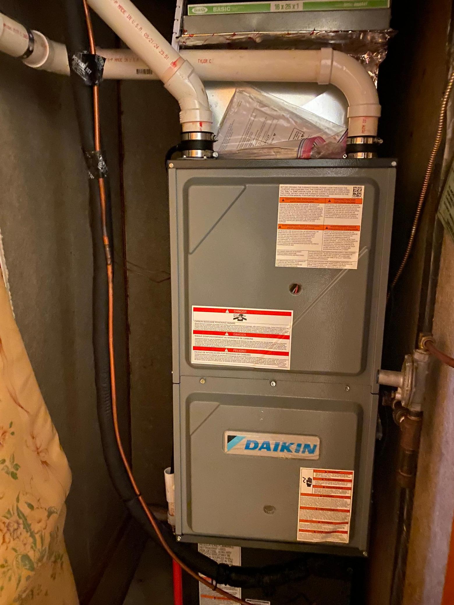 Newer furnace