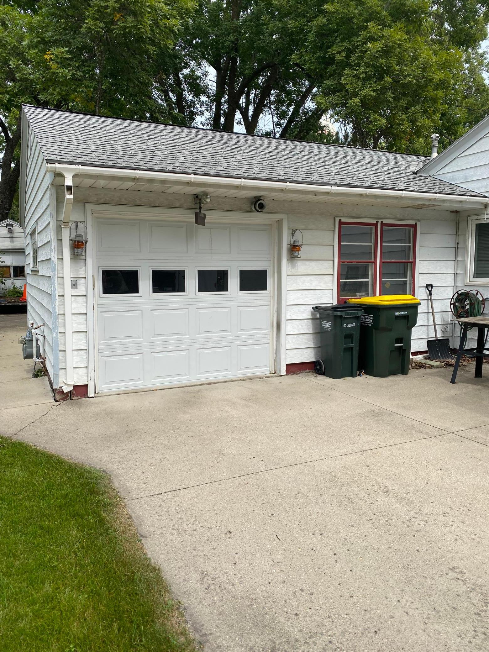 Attached garage
