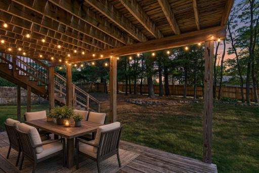 Imagine taking in these views on the perfect summer and fall night!