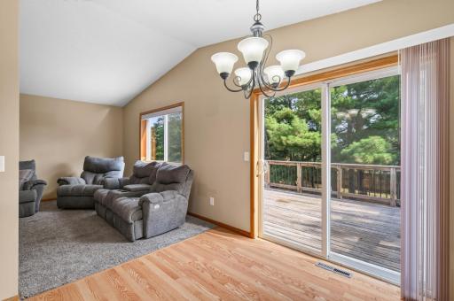 Living room/dining room.