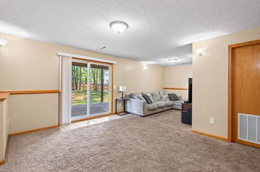 A large patio door offers a walkout option to the backyard and leads to 1 of the homes 2 decks.