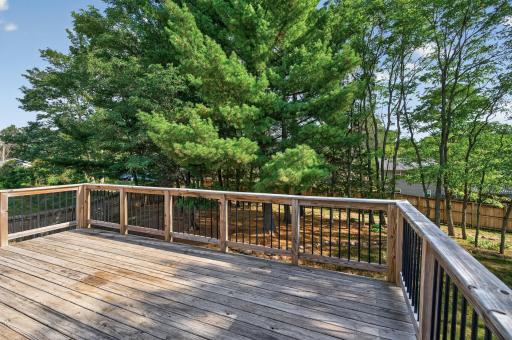 Such lovely view from the deck!