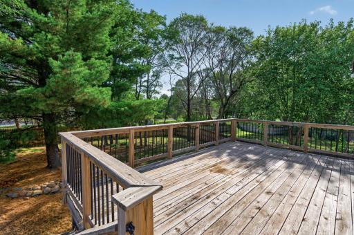 Such lovely view from the deck!