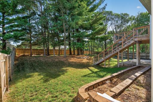 Full, privacy fence around entire yard. With the most beautiful, mature trees! Your own, oasis!