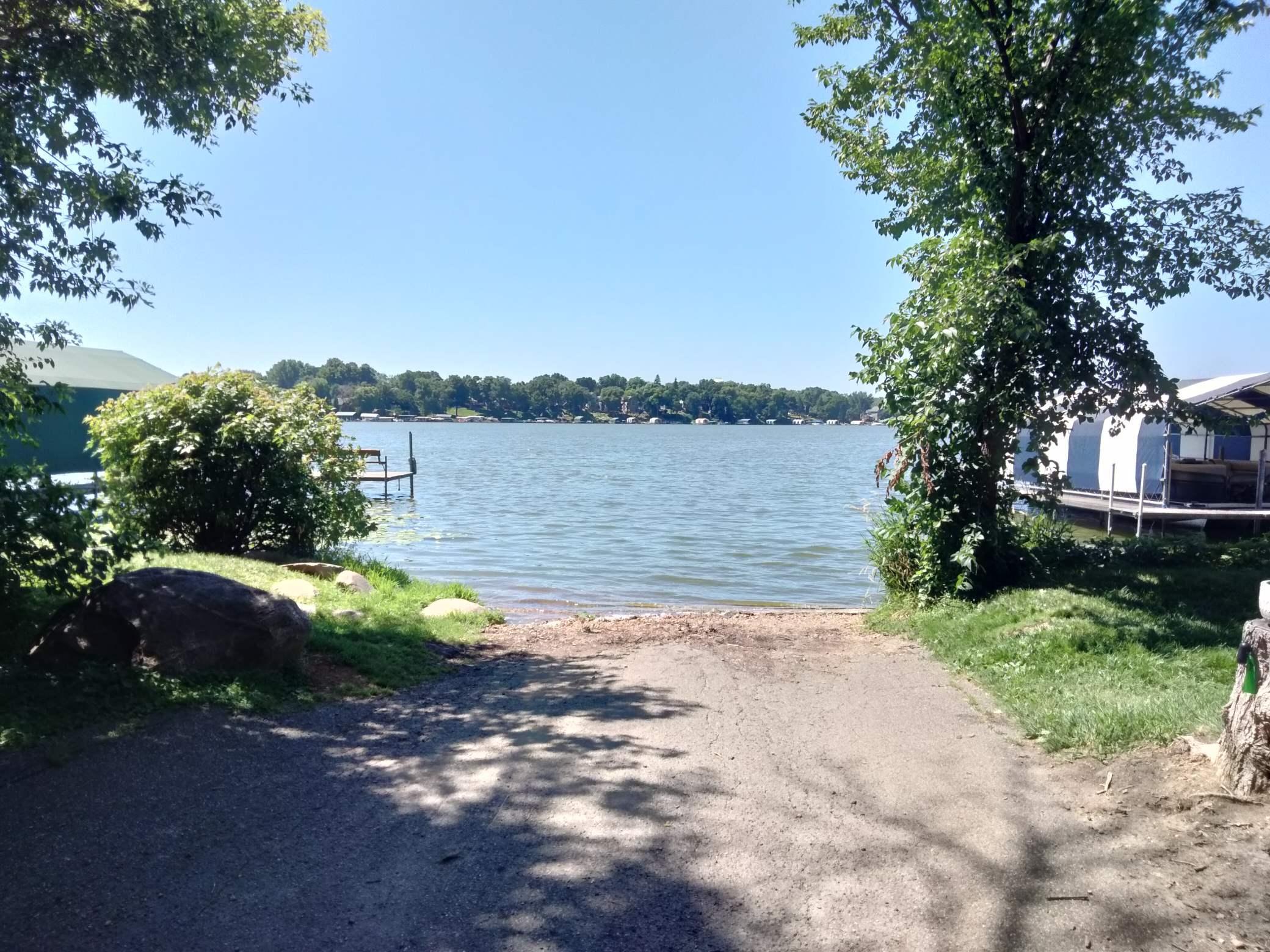 Boat launch on Lake Mtka nearby