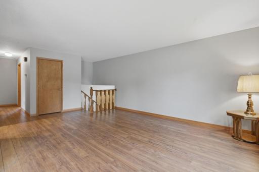 Another large walk in closet at the top of the stairs to collect the extra coats, cleaning supplies and all the things homeowners collect.