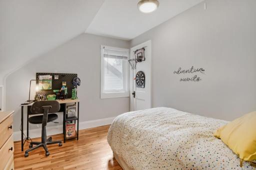 The versatile second bedroom can be used as a bedroom, home office, playroom, or flexible space to suit your needs.